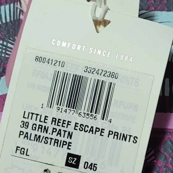 Reef palm tree flip flops - Picture 5 of 6